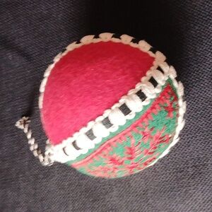 Brand New Mackenzie-Childs Cozy Christmas Snowflake Ornament